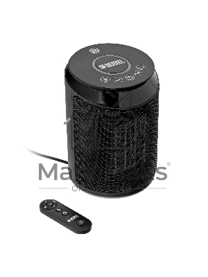 Тепловентилятор керамический Denzel DTFC-2000X, 1000/2000 Вт, 20 м2, 3 режима, пульт, Wi-Fi, термостат