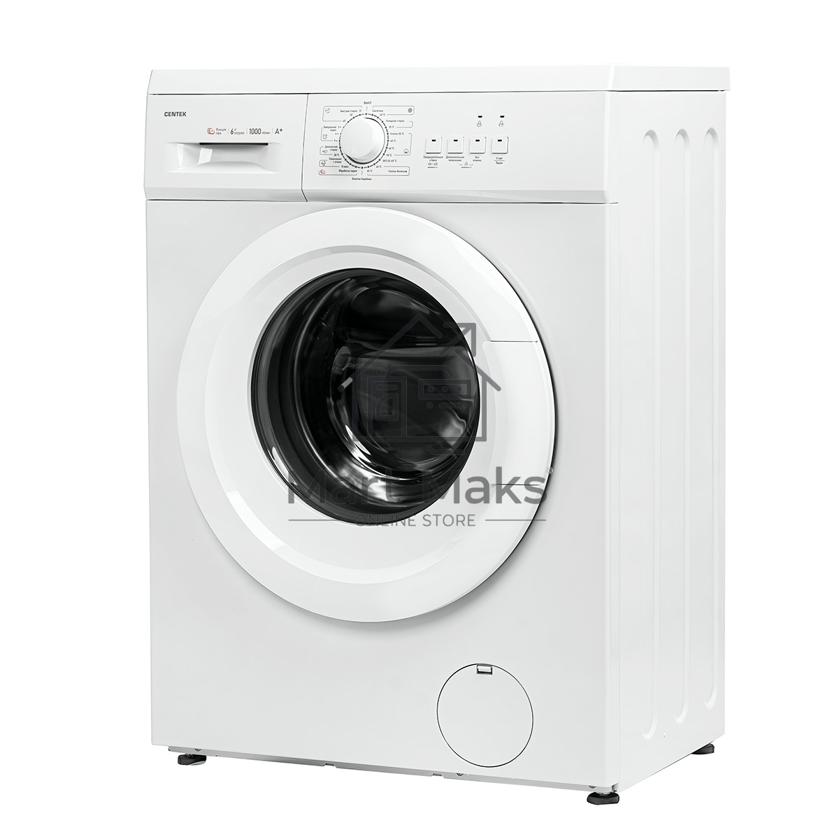 Стиральная машина Centek CT-1901 белый, загрузка фронтальная 6 кг, 1000 об/мин., класс: А+