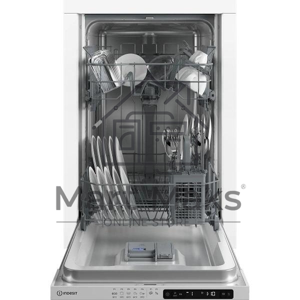 Встраиваемая посудомоечная машина Indesit DIS 1C59, белый, 44.8 см, 10 компл., 48 дБ, класс A