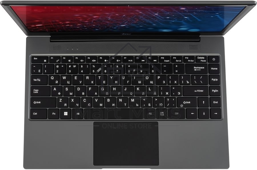 Ноутбук IRU Tactio 14RLH серый Ryzen 5 7430U 8Gb SSD512Gb AMD Radeon Graphics 14