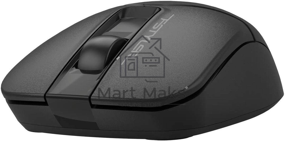 Мышь беспроводная A4Tech Fstyler FG12 черный, 1200 dpi, радиоканал, USB, кнопки - 3