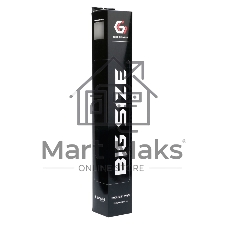 Коврик для мыши Gembird MP-120-60-BLACK, черный, 1200х600х3мм, ткань+резина, оверлок, коробка