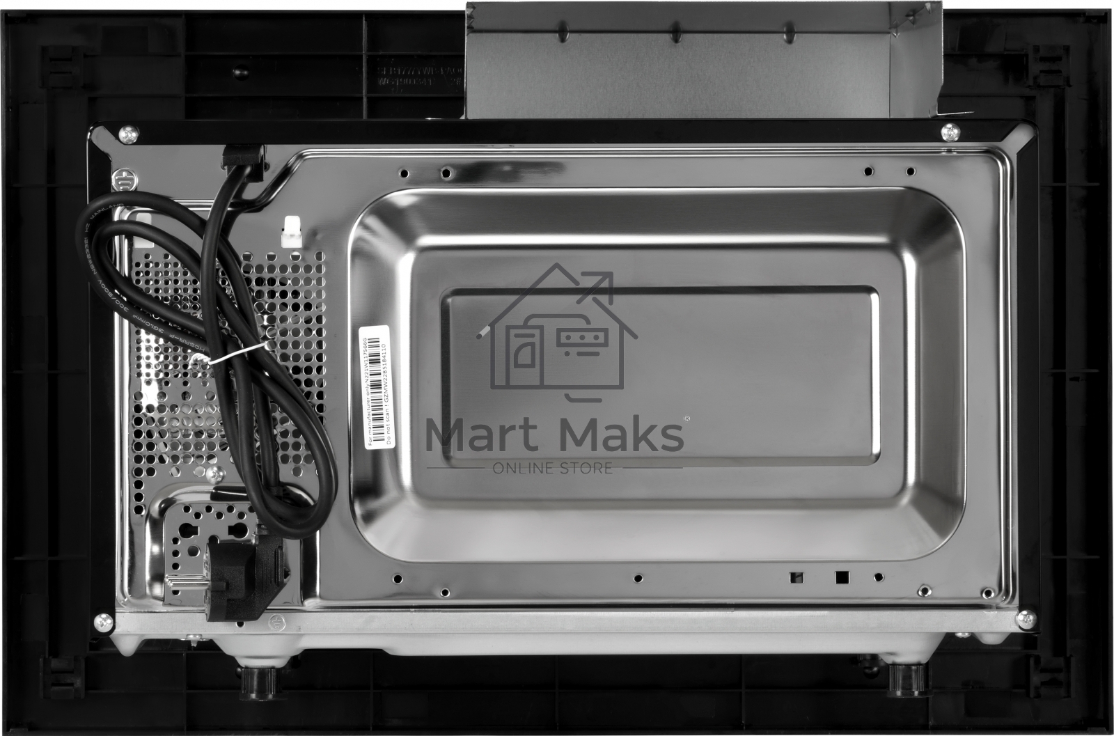 Микроволновая печь встраиваемая Weissgauff HMT-620 Grill черный, 20 л, 700 Вт, переключатели - кнопки/поворотный механизм