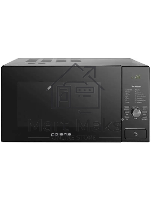 Микроволновая печь Polaris PMO 2303DG черный, 23 л, 1400 Вт, переключатели - кнопки/поворотный механизм
