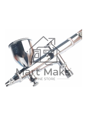 Аэрограф пневматический AB 400, сопло 0,2 мм, 9 л/мин, бачок 9 мл