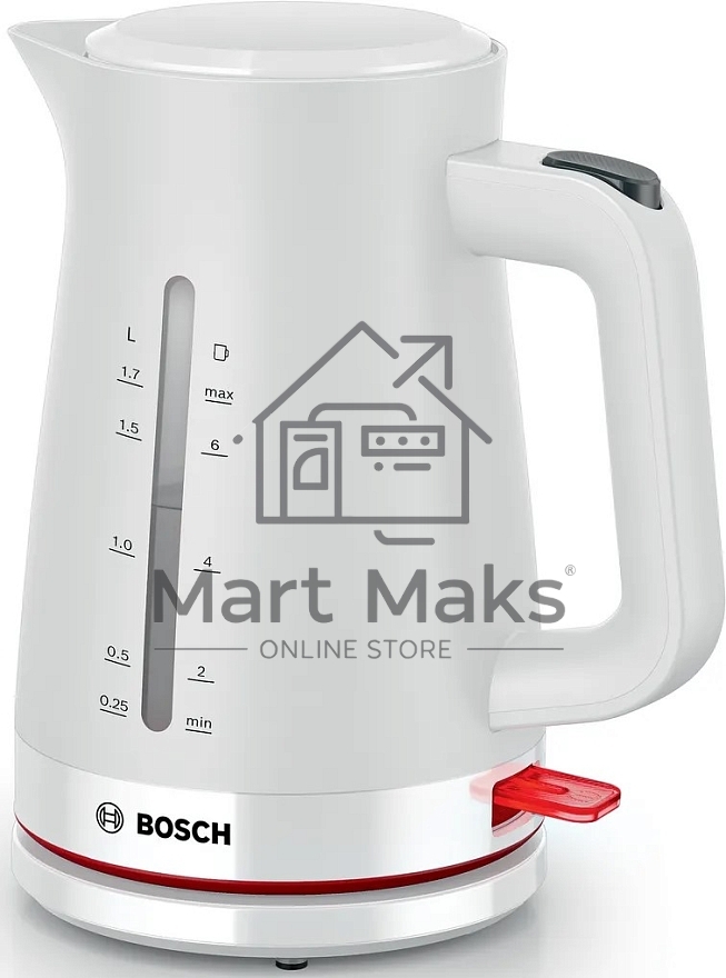 Чайник Bosch TWK3M121 1,7 л, 2400 Вт, белый