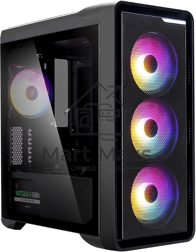 Компьютерный корпус MiniTower Zalman M3 plus RGB (mATX, Mini-ITX, USB2.0x1, USB3.0x1, без БП) (M3 plus RGB)