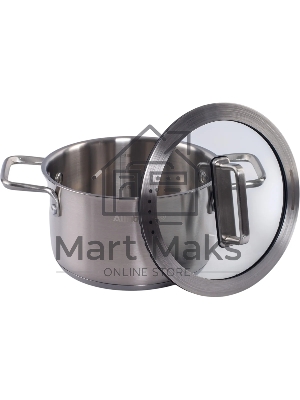 Кастрюля ATTRIBUTE ASA002 ARGENTO 2.5л 18см индукция