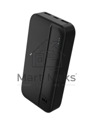 Портативный аккумулятор MORE CHOICE (4620202552914) PB25-20 20000mAh 2USB+Type-C+1micro USB 2.0A, черный