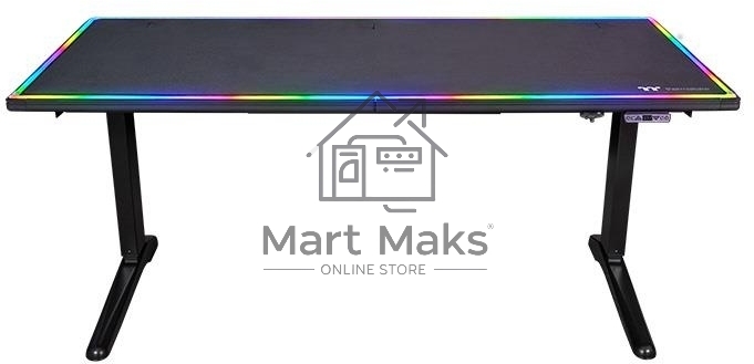 Стол игровой Thermaltake Gaming Desk Level 20 BattleStation Black, Electric,RGB, none Black, Electric,RGB, none