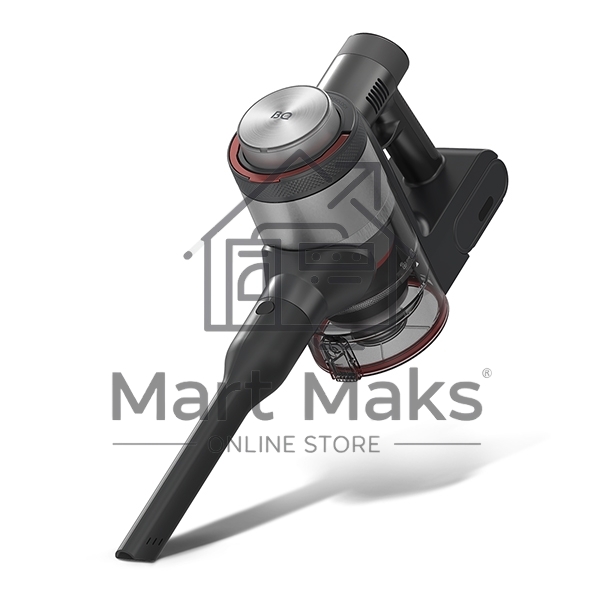 Пылесос вертикальный BQ VCA1005W Aqua Pro PREMIUM серый, питание от аккумулятора, 220 Вт, уборка сухая/влажная, пылесборник 0.5 л