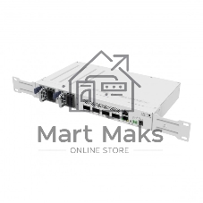 Коммутатор MikroTik CRS504-4XQ-IN, 1×100 Мбит/с + 4×100 Гбит/с QSFP28, управляемый