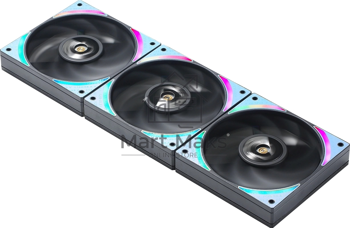 Вентилятор для корпуса Aerocool / Formula Air Bridge Plus BK ARGB черный, 120 мм, 1300 об/мин, 27.2 дБ, 4 pin
