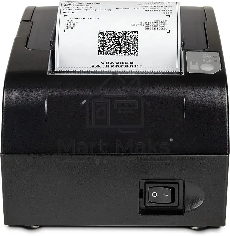 Онлайн-касса стационарная Атол 50319 FPrint-22ПТК черный, 200 мм/сек, без ФН