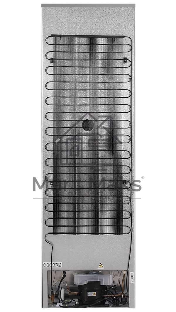 Встраиваемый холодильник HOMSair FB177SW Inverter белый, двухкамерный, 195/75л, морозилка снизу, капельная система