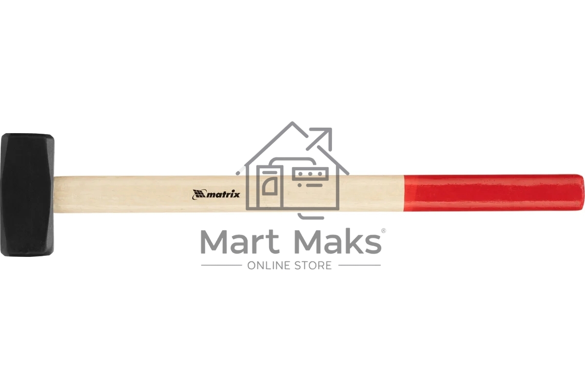 Кувалда Matrix 11031 4000 г, кованая головка, деревянная рукоятка 700 мм