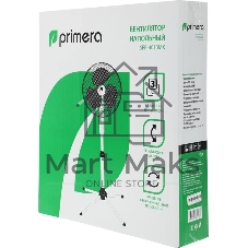 Вентилятор Primera SFP-4010MX белый, напольный, 50 Вт, 3 скорости, 40 см