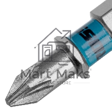 Бита Gross PZ1х25мм, сталь S2, шестигр., 10 шт.