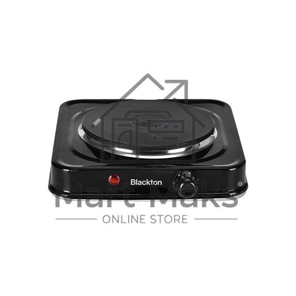 Плита настольная электрическая BLACKTON Bt HP117CI чёрный, 1 кВт, ТЭН, конфорки - 1, эмаль, поворотные переключатели