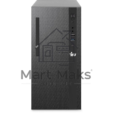 Компьютер IRU Planio 310H6SC MT i3 14100F (3.4) 16Gb SSD512Gb GT610 2Gb Windows 11 Pro GbitEth 230W черный (2153498)