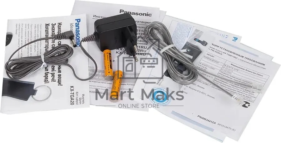 Телефон беспроводной (DECT) Panasonic KX-TG6811RUB (черный) Беспроводной DECT,40 мелодий,телефонный справочник 120 зап.