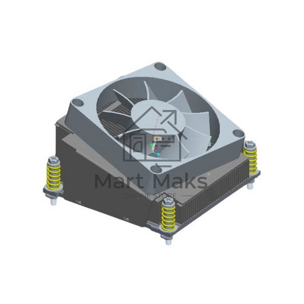Кулер для процессора ADVANTECH 1960077101N001 медь, 3 pin, 95 Вт, 54.95 мм