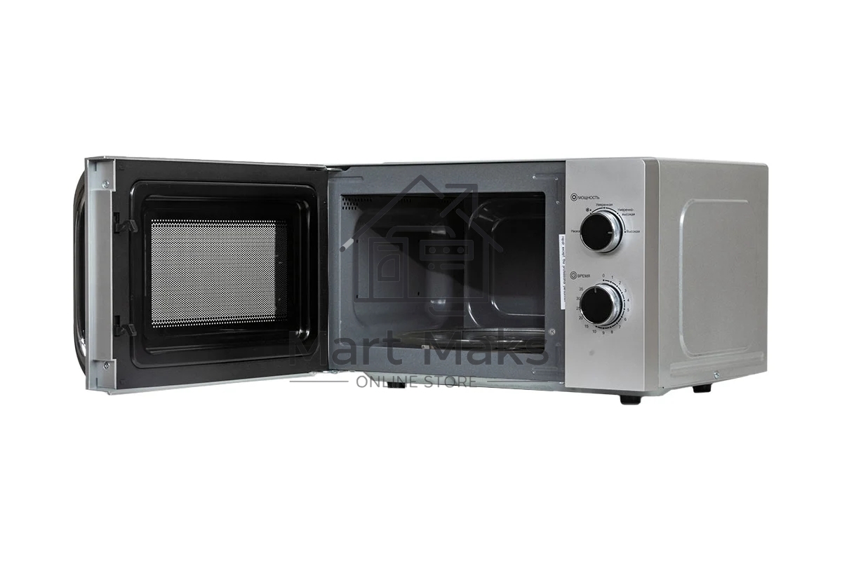 Микроволновая печь JVC JK-MW147M серебристый 20л 700Вт поворотный механизм