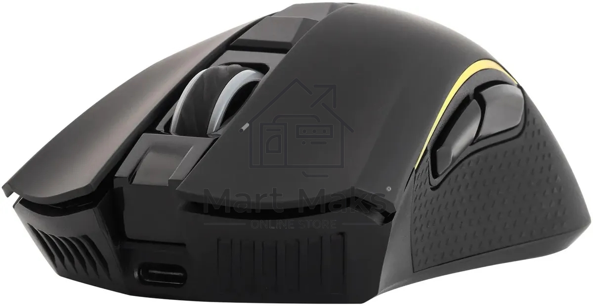 Мышь беспроводная GMNG GG-MS400WO черный, 10000 dpi, радиоканал, USB, кнопки - 7