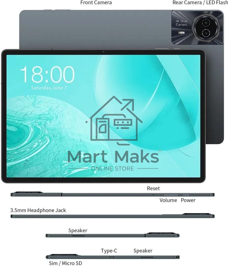 Планшет Teclast Odea S11 T606 (2.2) 8C RAM6Gb ROM256Gb 11