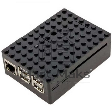 Корпус ACD RA182 black для микрокомпьютера Raspberry Pi 3 черный ABS Plastic Building Block case for Raspberry Pi 3