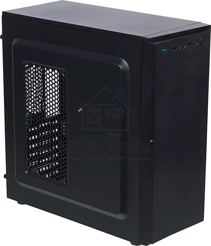Компьютерный корпус Accord JP-II черный без БП ATX 1x80mm 2xUSB2.0 1xUSB3.0 audio