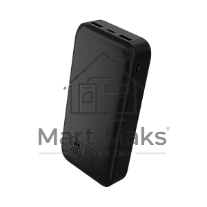 Внешний аккумулятор MORE CHOICE (4620202552914) PB25-20 20000mAh 2USB+Type-C+1micro USB 2.0A, черный