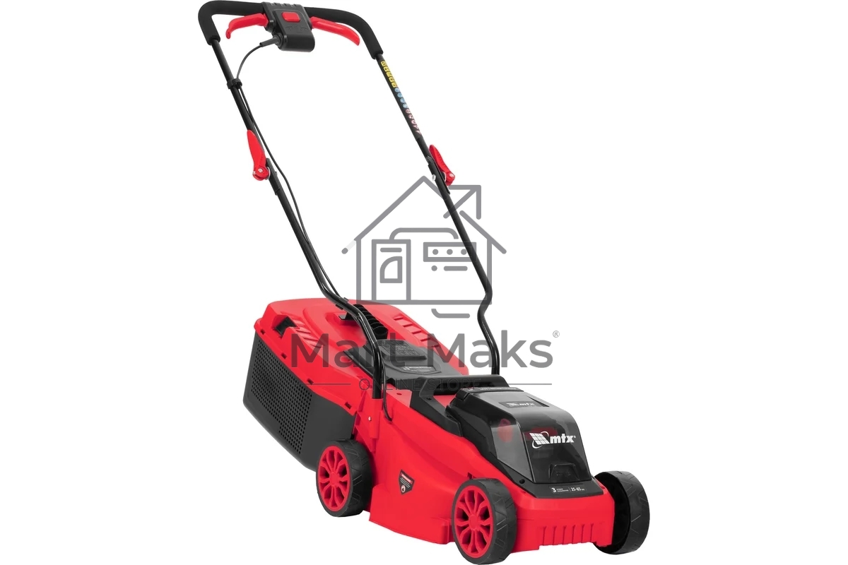 Газонокосилка аккумуляторная бесщеточная MTX CLM-320, 320 мм, травосб. 30 л, Li-Ion, 20 В
