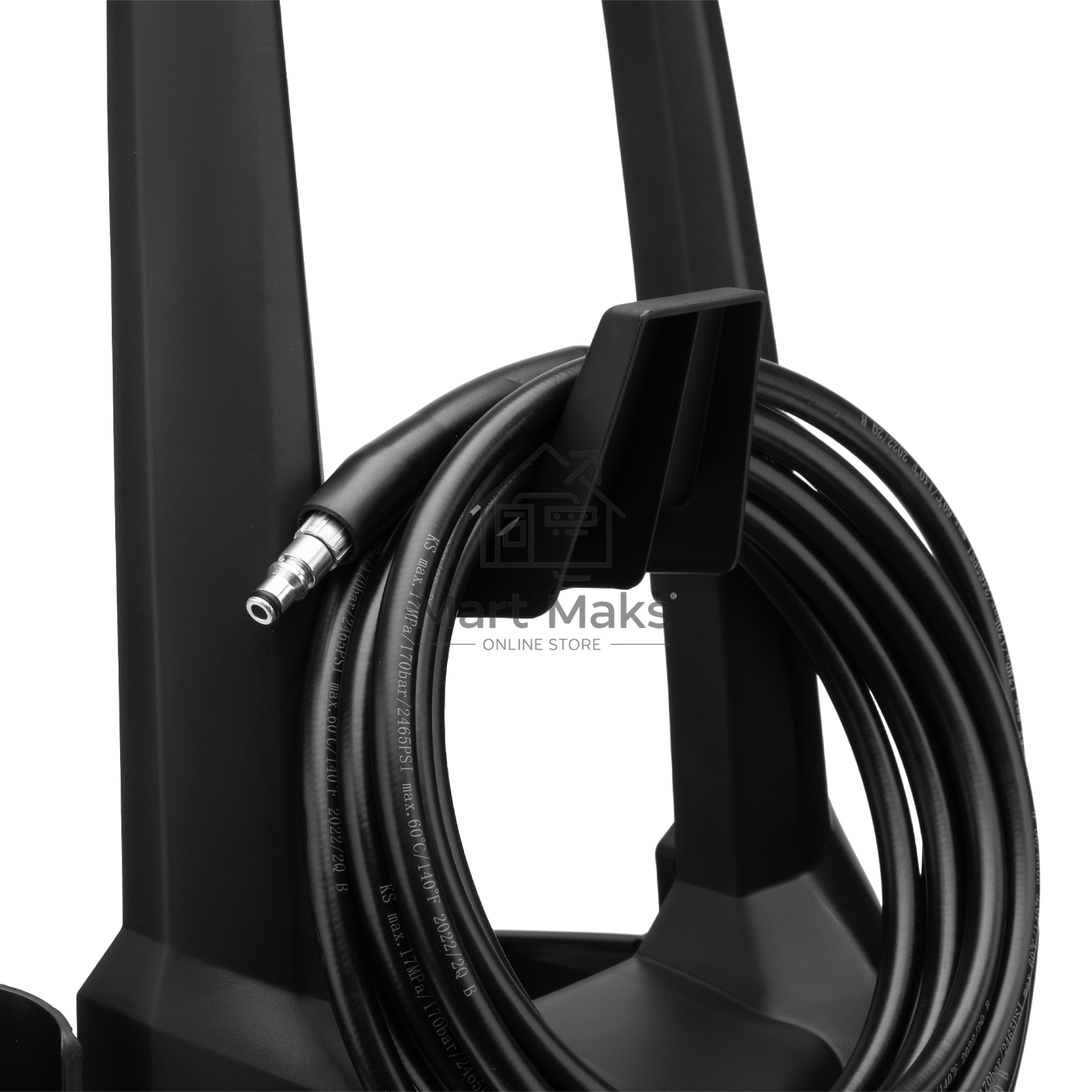 Моечная машина высокого давления Denzel R-170, 2000 Вт, 170 бар, 360 л/ч, колесная 58228