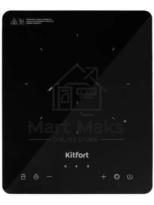 Плита Индукционная Kitfort КТ-167 черный стеклокерамика (настольная)