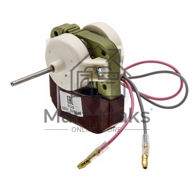 Двигатель (мотор) вентилятора Стинол 6028, 220V/10W, шток 3,18мм, L-34мм (без крыльчатки)