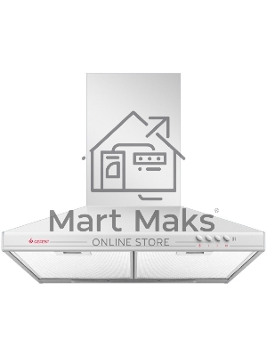 Вытяжка каминная Gefest ВО 11 К45 белый, 50 см, 300 куб. м/ч, 75 дБ