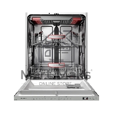 Встраиваемая посудомоечная машина Kuppersberg GHS 6036, High-Tech, 60 см, 16 комплектов, 3 корзины, 8 программ, отсрочка старта, автоматическое открывание двери, LED подсветка, сенсорное управление, луч на полу, половинная загрузка, UV-лампа, энергоэффективность А
