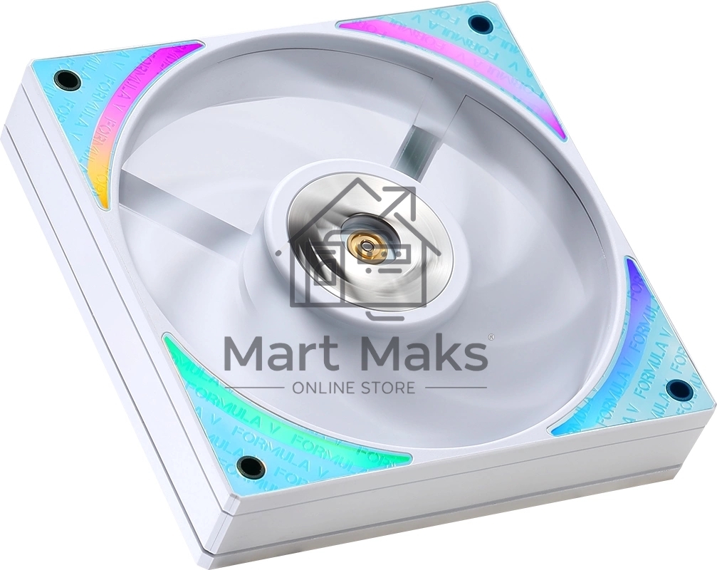 Вентилятор для корпуса Aerocool / Formula Air Bridge Plus WH ARGB белый, 120 мм, 1300 об/мин, 27.2 дБ, 4 pin