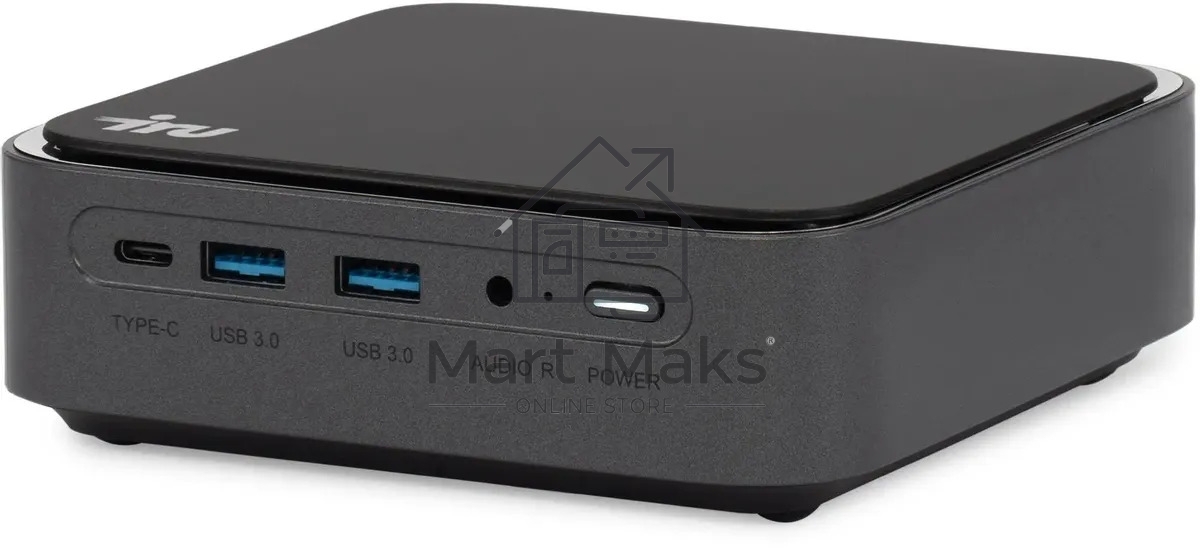 Неттоп IRU 310TLCN i3 1115G4 (3.3) 8Gb SSD256Gb Iris Xe Windows 11 Professional GbitEth черный (1975168)