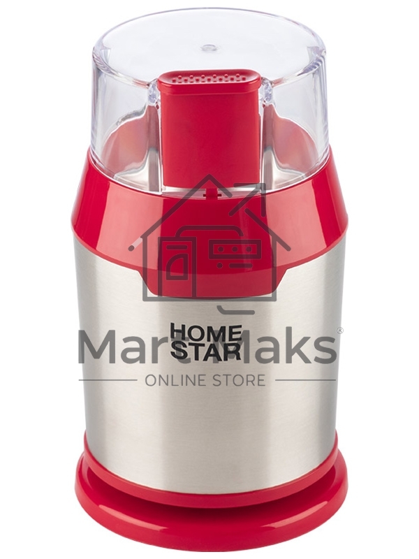 Кофемолка HOMESTAR HS-2036 красный, 200 Вт
