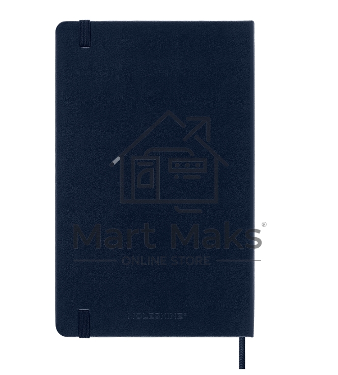 Блокнот Moleskine CLASSIC QP062B20 Large 130х210мм, 240 страниц, нелинованный, твердая обложка, синий сапфир