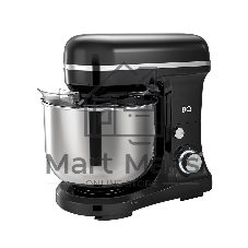 Миксер BQ PM1000 черный/серебристый, стационарный, 1600 Вт, 4.7 л, 8 скоростей
