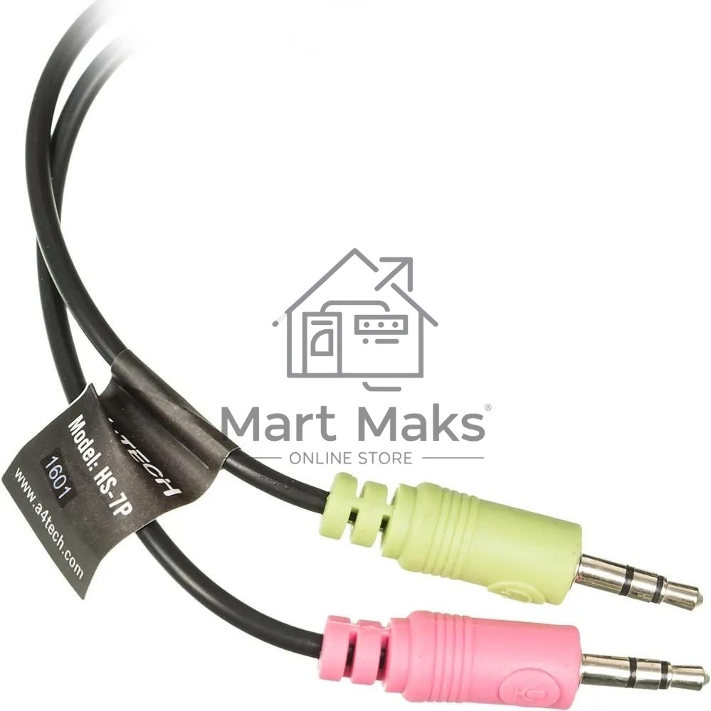 Гарнитура проводная A4Tech HS-7P, черный