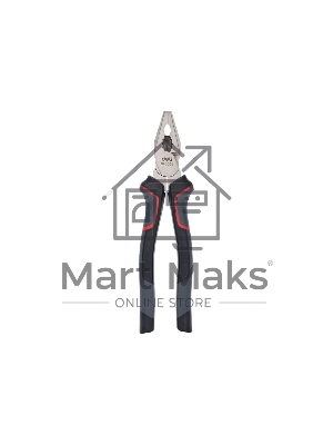 Комбинированные плоскогубцы Deli DL0005 200 мм, Cr-V, эксцентриковый шарнир, антикоррозийное покрытие, трехкомпонентная прорезиненная рукоять