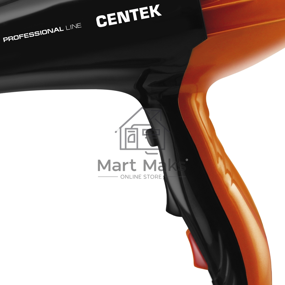Фен Centek CT-2226 черный/оранжевый, 2200 Вт