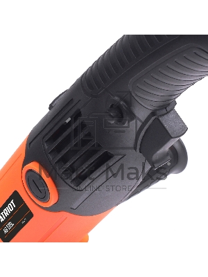 Машина углошлифовальная (УШМ) PATRIOT AG 135L, диск 125мм, 950Вт, 11000об/мин, дополнительная рукоятка, быстрая замена щеток, фиксация кнопки включения