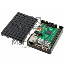 Корпус ACD RA182 black для микрокомпьютера Raspberry Pi 3 черный ABS Plastic Building Block case for Raspberry Pi 3