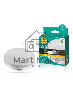 Лампа cветодиодная Camelion LED12-GX53/830/GX53 12Вт 220В 12786