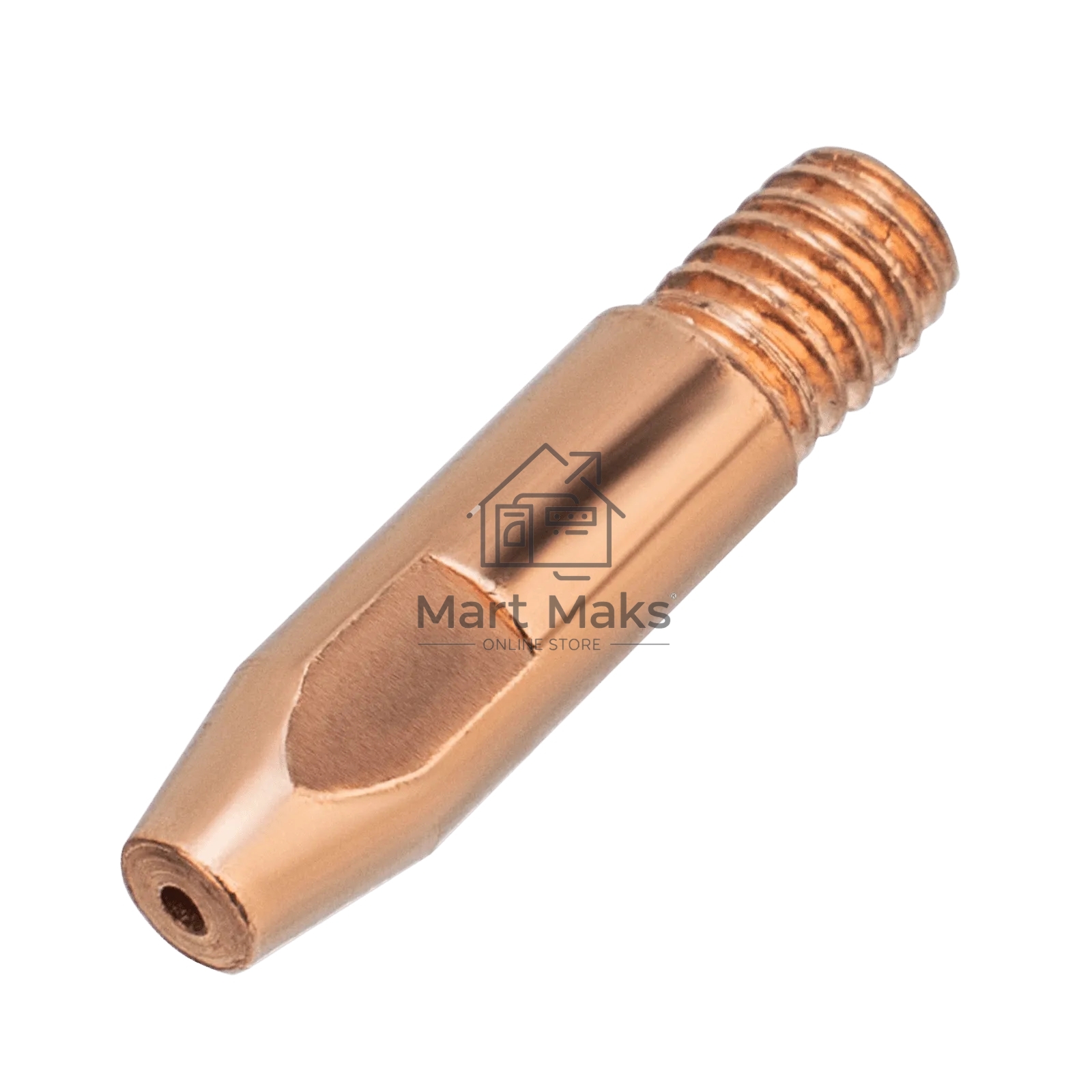 Токосъемный наконечник под проволоку Denzel 1,2 мм, М6х28, E-CU, 20 шт для MIG горелки тип 24